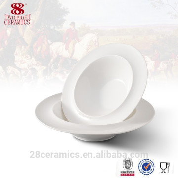 Wholesale porcelaine vaisselle, bol de nouilles en céramique blanche